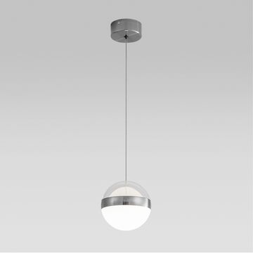 Светодиодный подвесной светильник 12W 4000К 5037/12L никель Roni Odeon Light