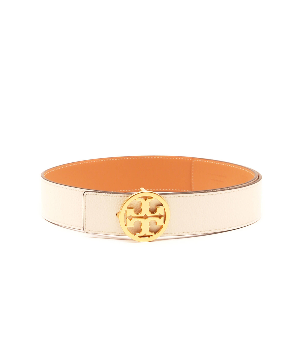 двусторонний кожаный ремень TORY BURCH - коричневый(84477)