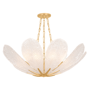 Corbett Galena Chandelier, 86 cm, Vintage Gold Leaf