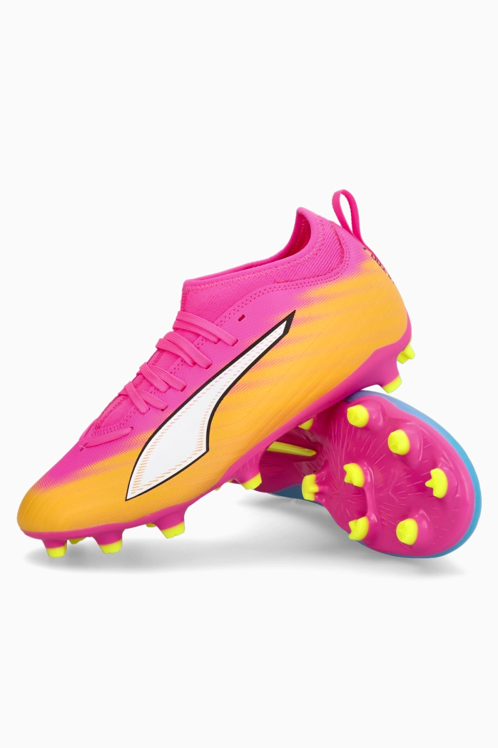 Бутсы Puma Ultra 6 Match FG/AG Junior - розовый
