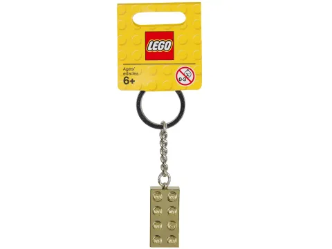 Брелок LEGO Minifigures 850808 Кубик из золота 2х4