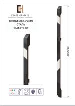 Комплект BRIDGE_Арт.70х30 СТЕКЛО L-2000 мм