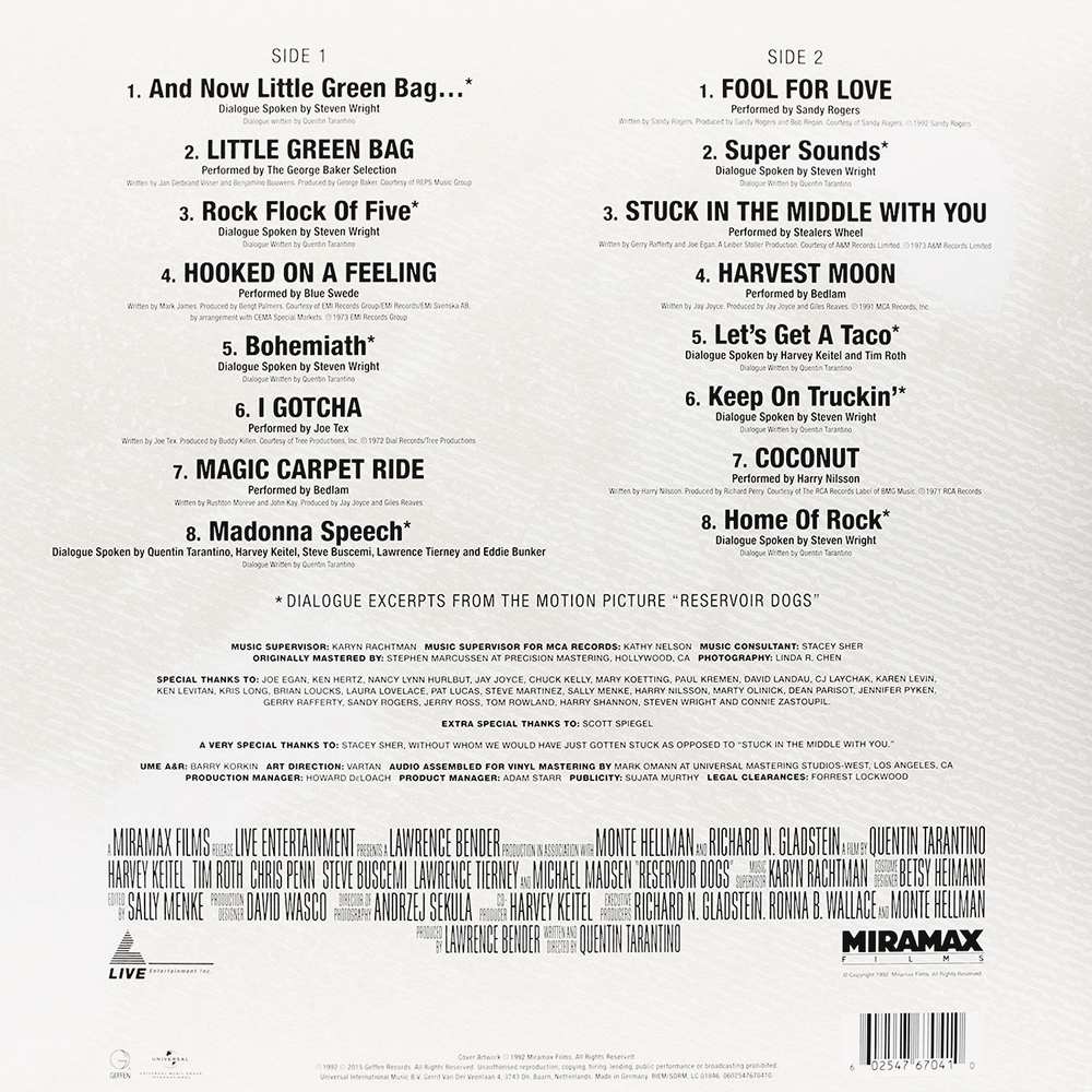 Soundtrack / Reservoir Dogs (LP)