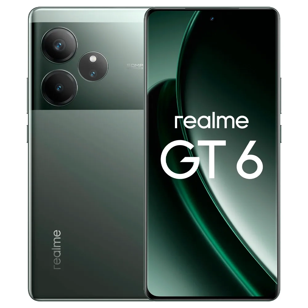 Смартфон Realme GT6 12/256GB, Green (Зеленый туман)