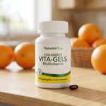 NaturesPlus, Vita-Gels®, мультивитамины для детей, апельсин, 90 капсул