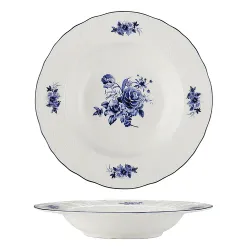 Тарелка глубокая 300 мл d 23 см h4 см Blue Flower P.L. Proff Cuisine [6]
