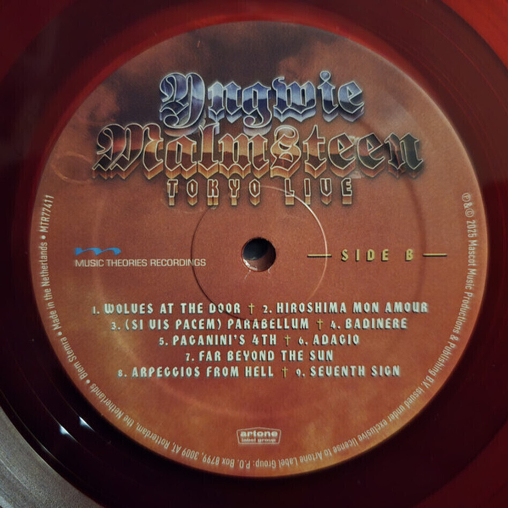 Yngwie Malmsteen / Tokyo Live (Limited Edition)(Coloured Vinyl)(2LP)