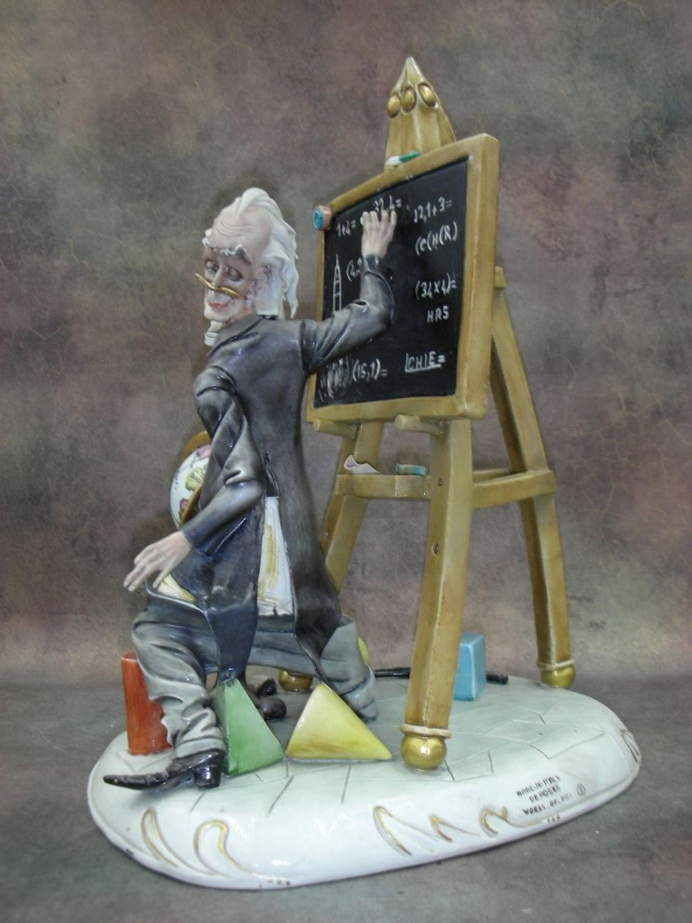 Статуэтка. Фарфор. Профессор. Capodimonte. Италия