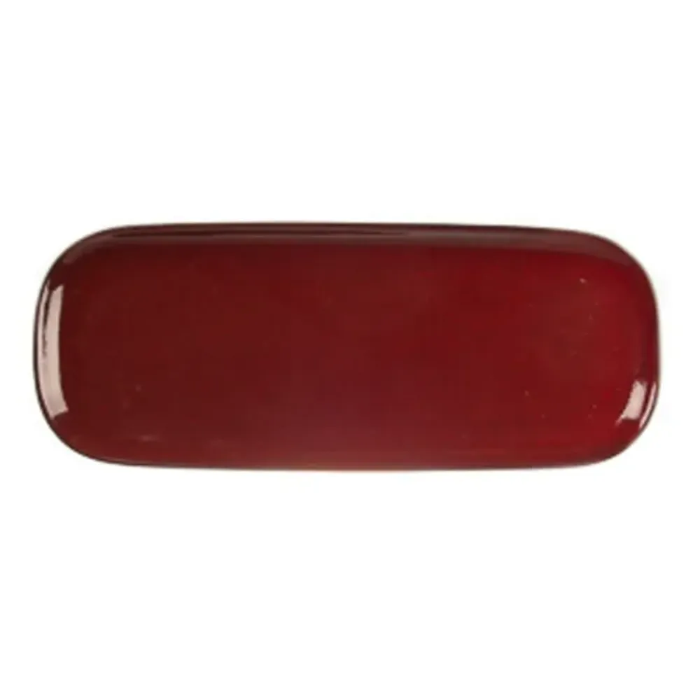 Блюдо овальное 36*14 см h2 см Evolution Dark Red P.L. Proff Cuisine [1]