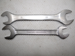 Ключ гаечный рожковый двухсторонний 19х22 CHROME VANADIUM