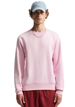 Куртка теннисная Nike Club Fleece Crew - pink foam/white