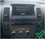 Магнитола для Nissan Pathfinder R51 2004-2010 (штатная нави, большая рамка) - FarCar BX9-360-9671F2 монитор 9.5" 2K QLED на Android 13, Быстрая, CarPlay, 4G SIM-слот, 4 камеры в комплекте