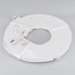 Лента герметичная MOONLIGHT-SIDE-A140-12x17mm 24V Day4000 (9.6 W/m, IP67, 5m, wire x2) (Arlight, Вывод боковой, 3 года)
