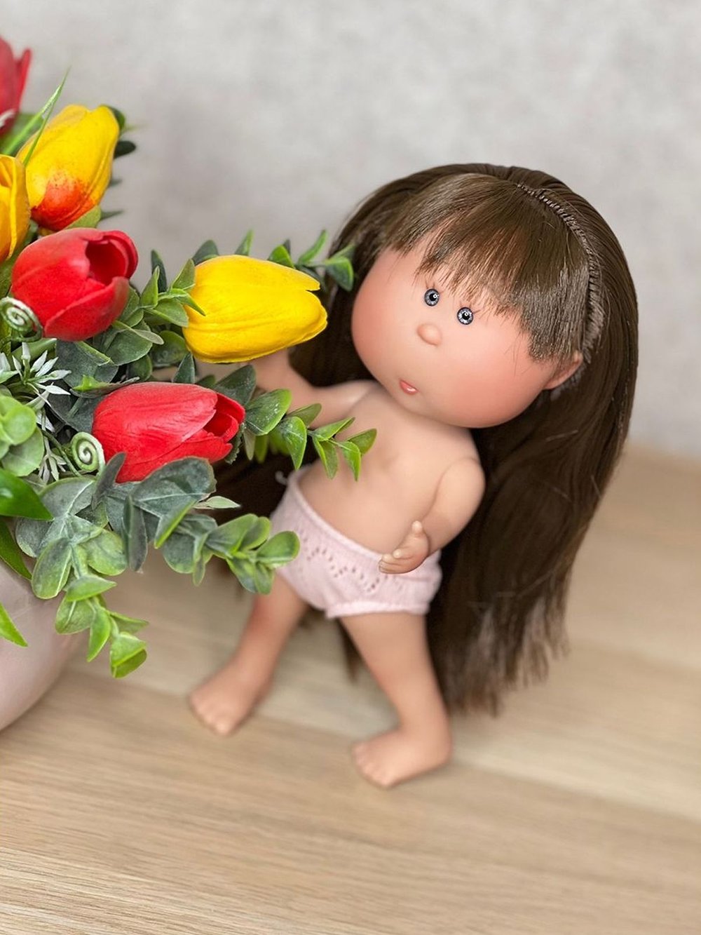 Кукла для девочки виниловая 23см Маленькая Мия без одежды (3199W2A)