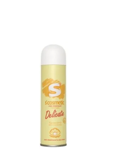 S'COSMETIC Дезодорант-антиперспирант 145мл (женский) "Delicate" (Красота жемчужины)