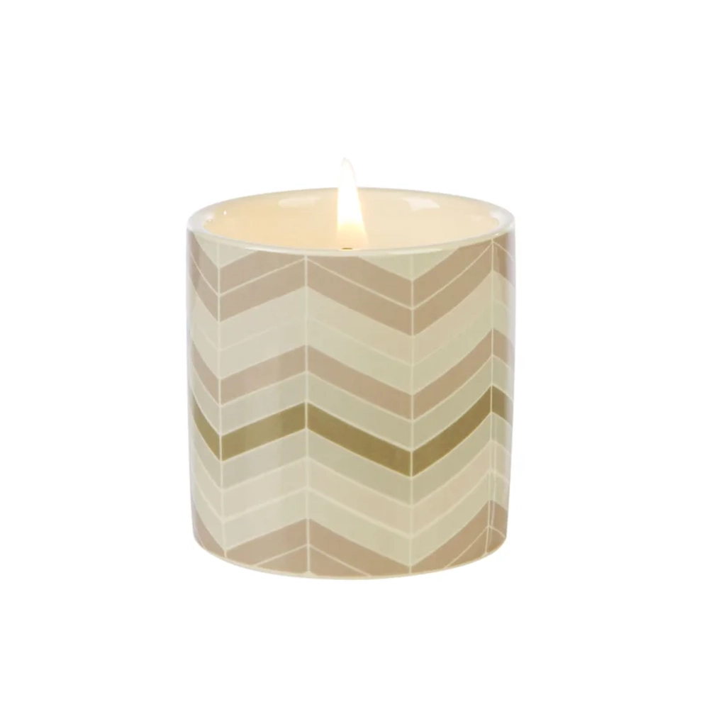 Wax Lyrical Ароматическая свеча Fired Earth 6x6см 17ч Darjeeling & Damask Rose FE1806