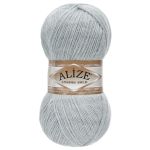Пряжа Alize (Ализе) Angora Gold / уп.5 мот. по 100 г, 550м, 021 светло-серый A