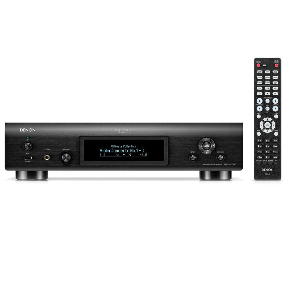 Сетевой аудиоплеер (проигрыватель) Denon DNP-2000NE, Black (Черный)