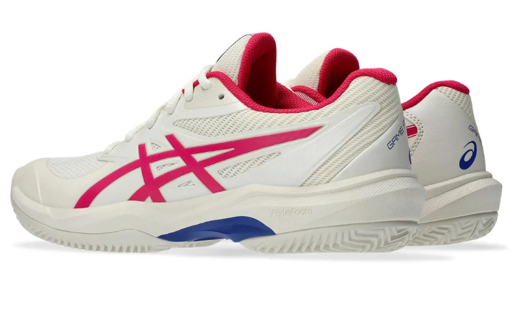 Женские теннисные кроссовки Asics Game FF Clay/OC - cream/bright rose