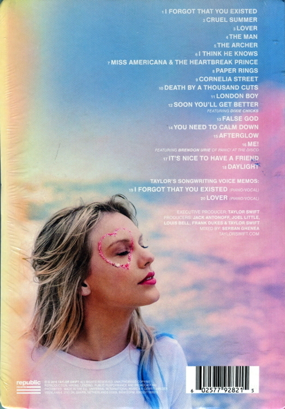 Taylor Swift / Lover (Deluxe Edition #3)(CD)