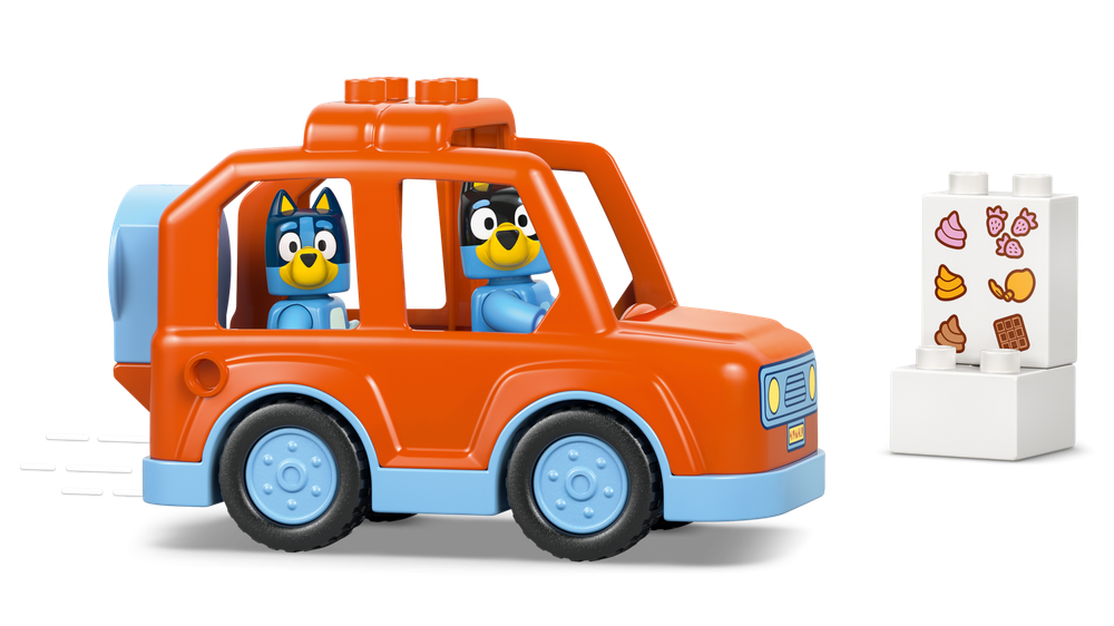 Конструктор Лего Дупло Поездка за мороженым с Блуи 10458 | LEGO DUPLO Ice Cream Trip with Bluey | набор 22 детали 2+