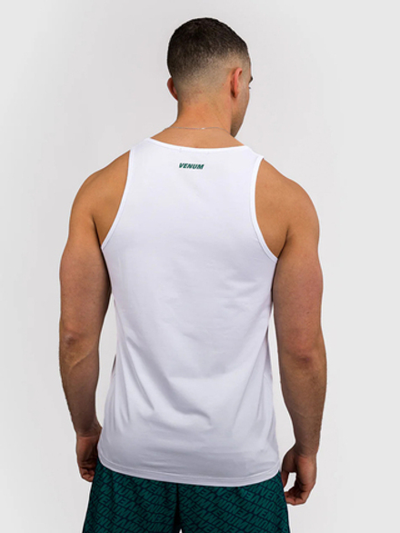 Майка спортивная Venum Echo White/Emerald Green