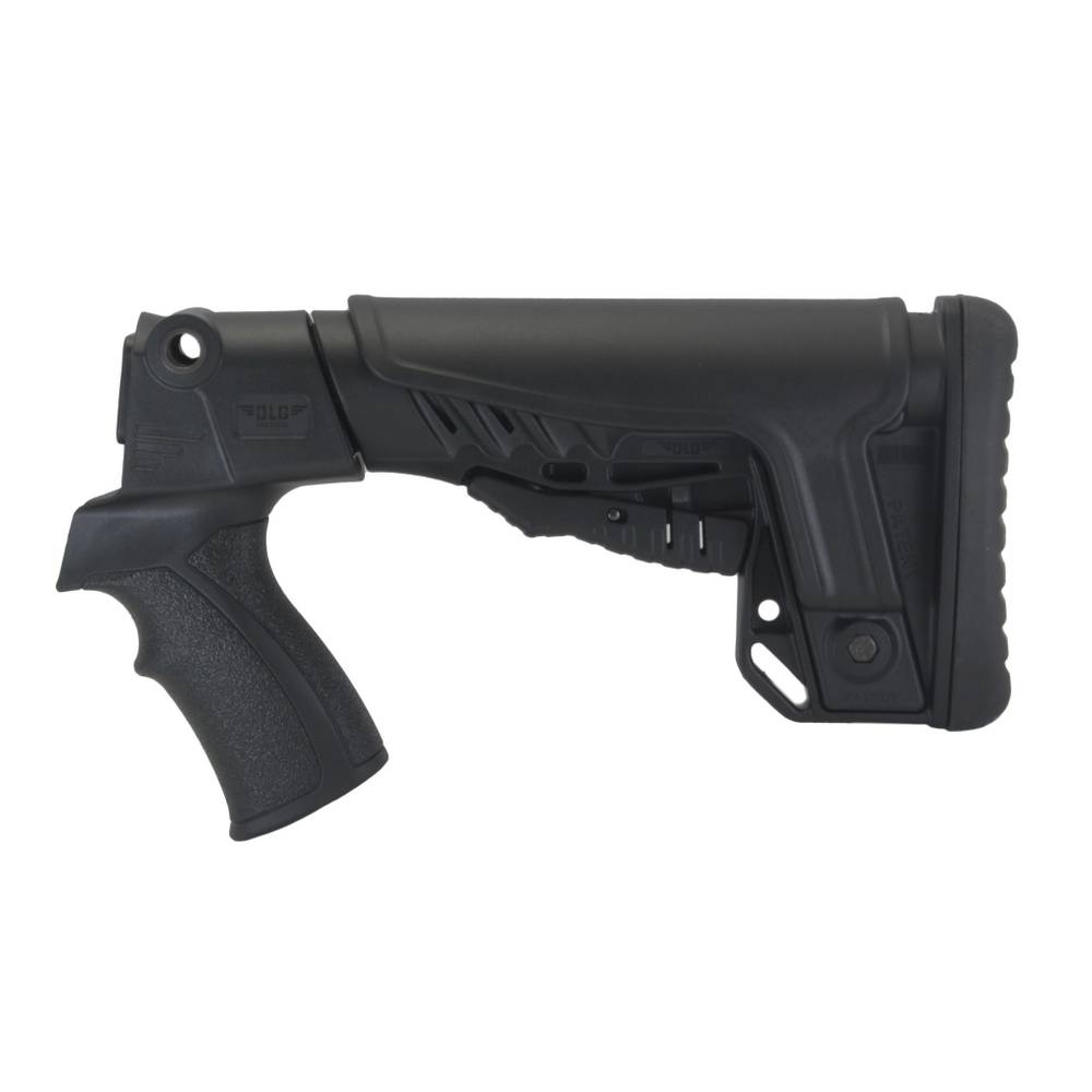 Приклад телескопический со щекой на Бекас 12, 16, DLG Tactical, черный