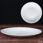 Тарелка 190 мм белая / LHP-75XN (WHITE ) /уп 6/ уп 72/