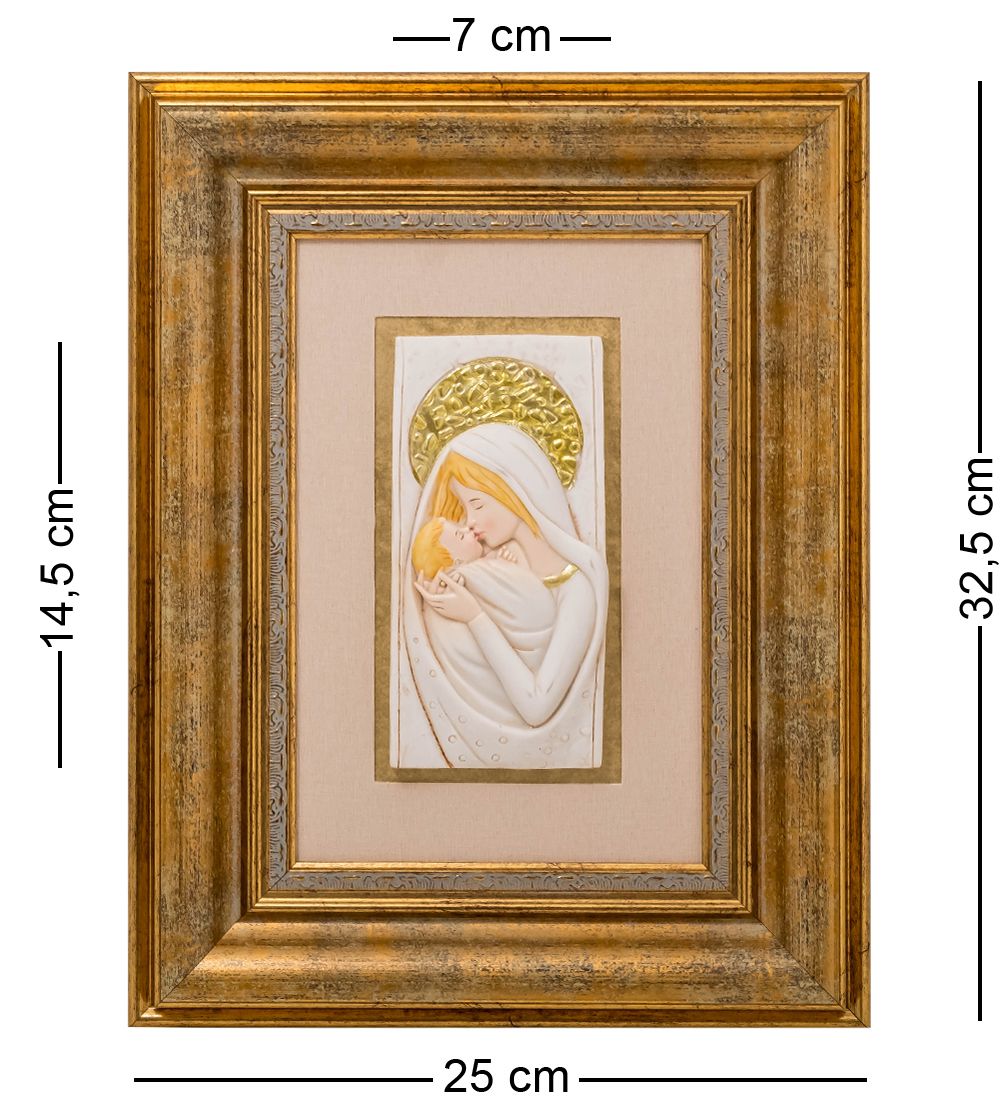 GAEM Art MN-506/5 Панно настенное «Дева Мария с младенцем»
