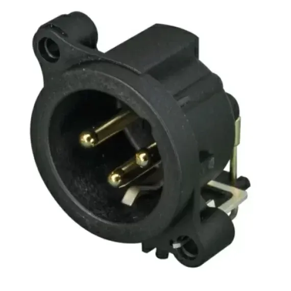 Neutrik NC3MAAH-0 панельный разъем XLR female, горизонт. установка на ПП