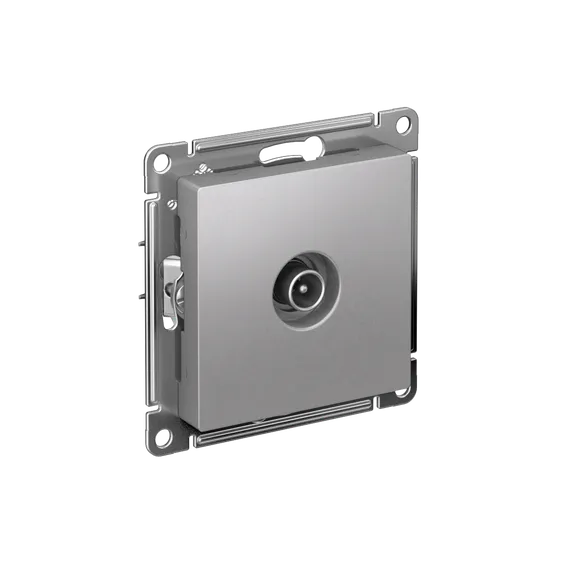 Розетка телевизионная оконечная 1 дБ Systeme Electric AtlasDesign Алюминий ATN000391