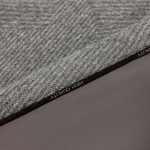 Шерстяная портьерная ткань «Stone Grey» — натуральная шерсть меланжевого плетения для штор от пола до потолка