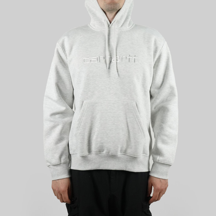 Толстовка мужская Carhartt WIP Hooded Sweatshirt артикул:I029419_grey - купить в магазине Дайс