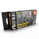 Набор красок AK Interactive German Uniform Italian Pattern Set 3G, 6 красок
