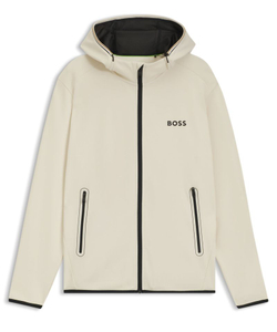 Мужская теннисная толстовка BOSS Sicon TOC Zip-Up - open white