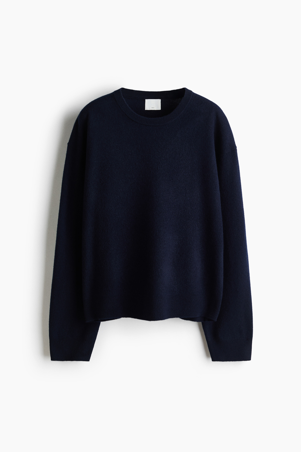 Шерстяной джемпер оверсайз — круглый вырез - H&M