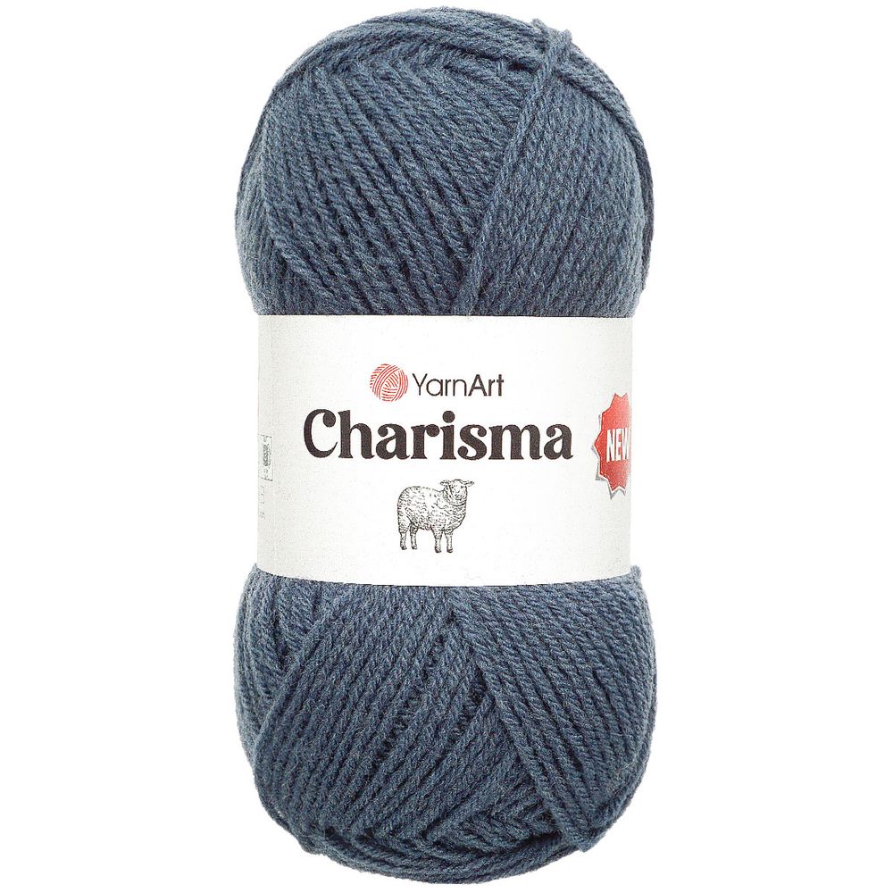 Пряжа YarnArt (ЯрнАрт) Charisma / уп.5 мот. по 100 г, 200м, 3864 серо-голубой