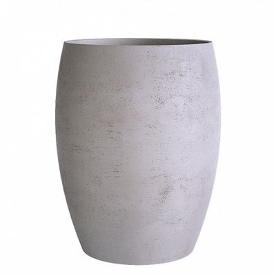 OVAL CONCRETE WHITE