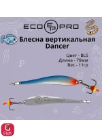 Блесна для рыбалки Dancer, 70мм, 11г, вертикальная 1 шт