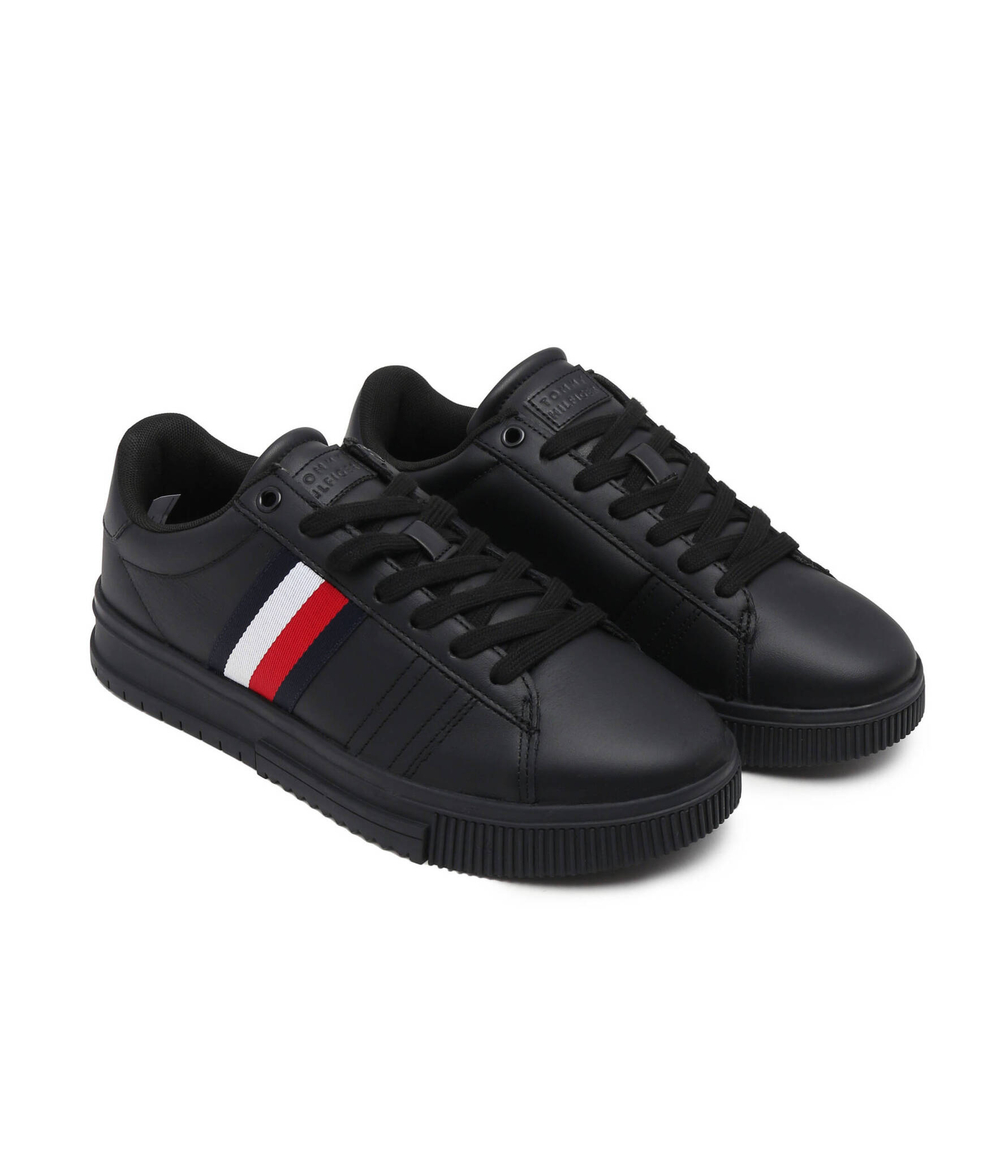 Кожаные кроссовки supercup Tommy Hilfiger - черный(FM0FM04706)