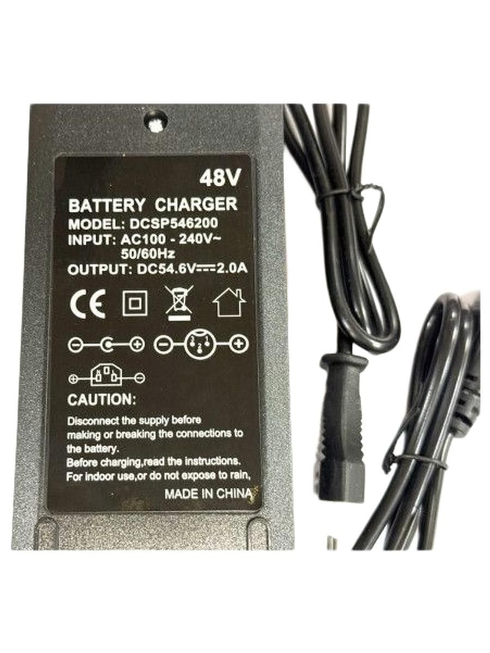 Зарядное устройство 48V (54.6V) 2A разъем XLR (M) (с кулером) для электросамокатов