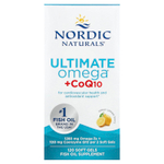 Nordic Naturals, Ultimate Omega®, с коэнзимом Q10, со вкусом лимона, 120 капсул