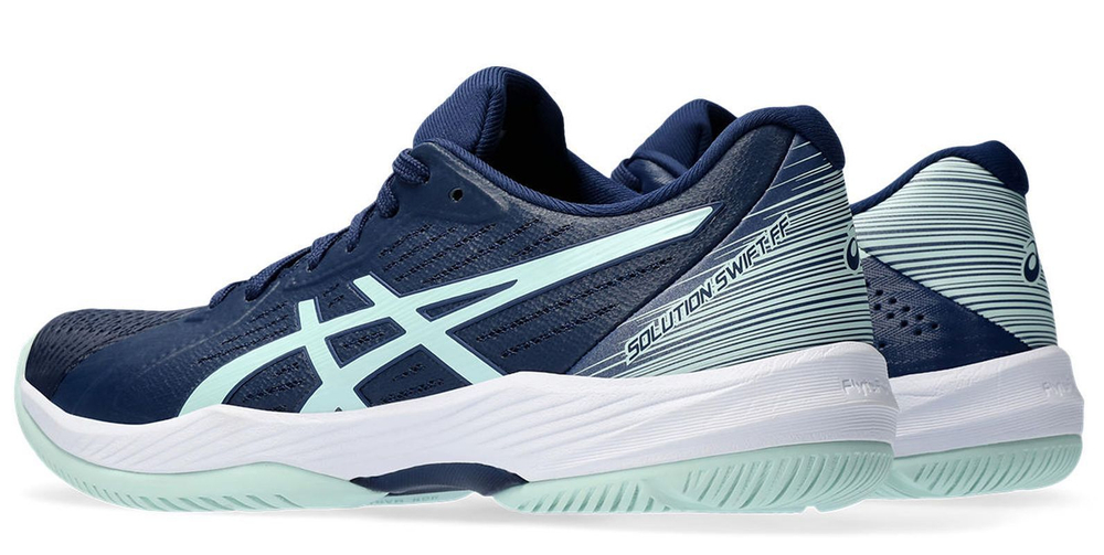 Женские Кроссовки теннисные Asics Solution Swift FF - blue expanse/pale blue