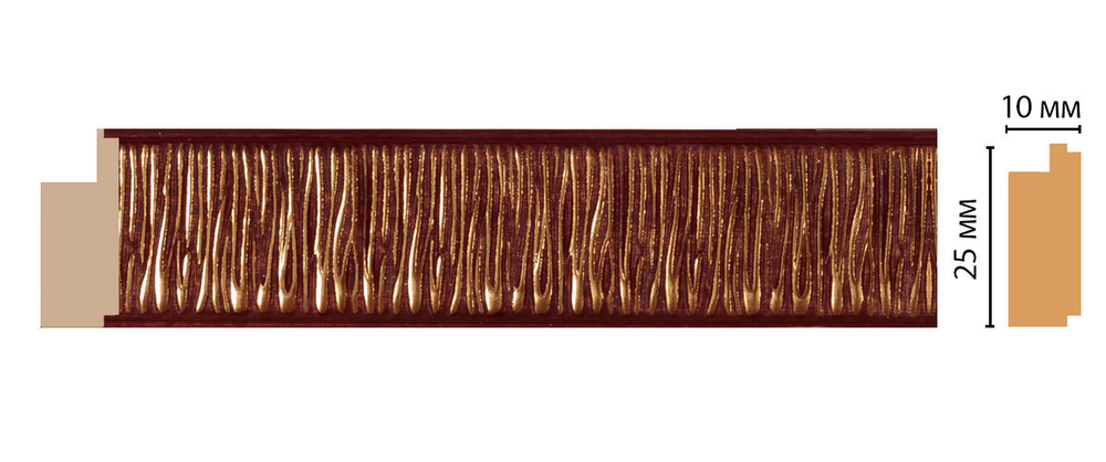 Молдинг Decomaster 102-52 25*10*2400мм