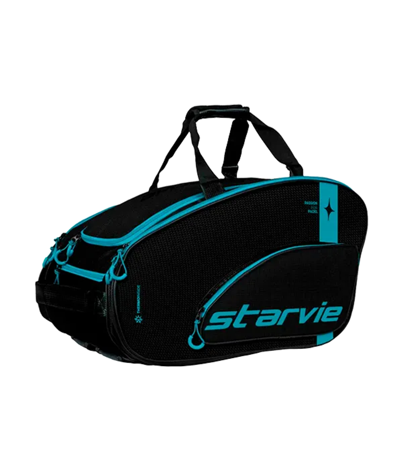 Сумка для падел Starvie Racing Drax Black-Blue 2025, премиальная и функциональная