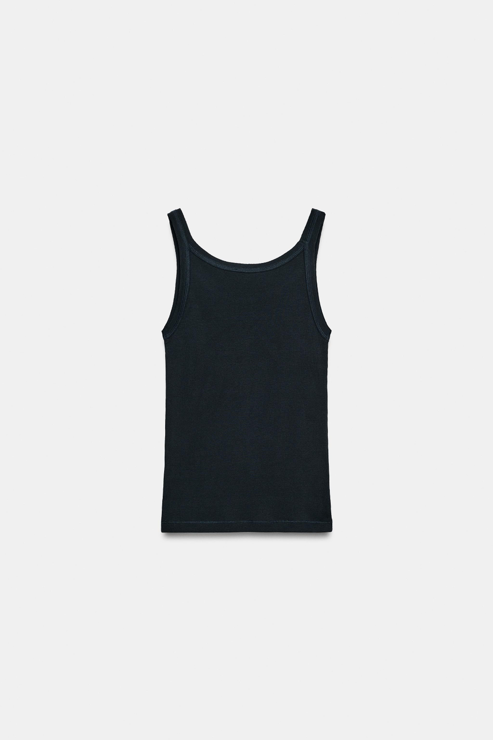 ТОП В РУБЧИК ИЗ ХЛОПКА — ZARA