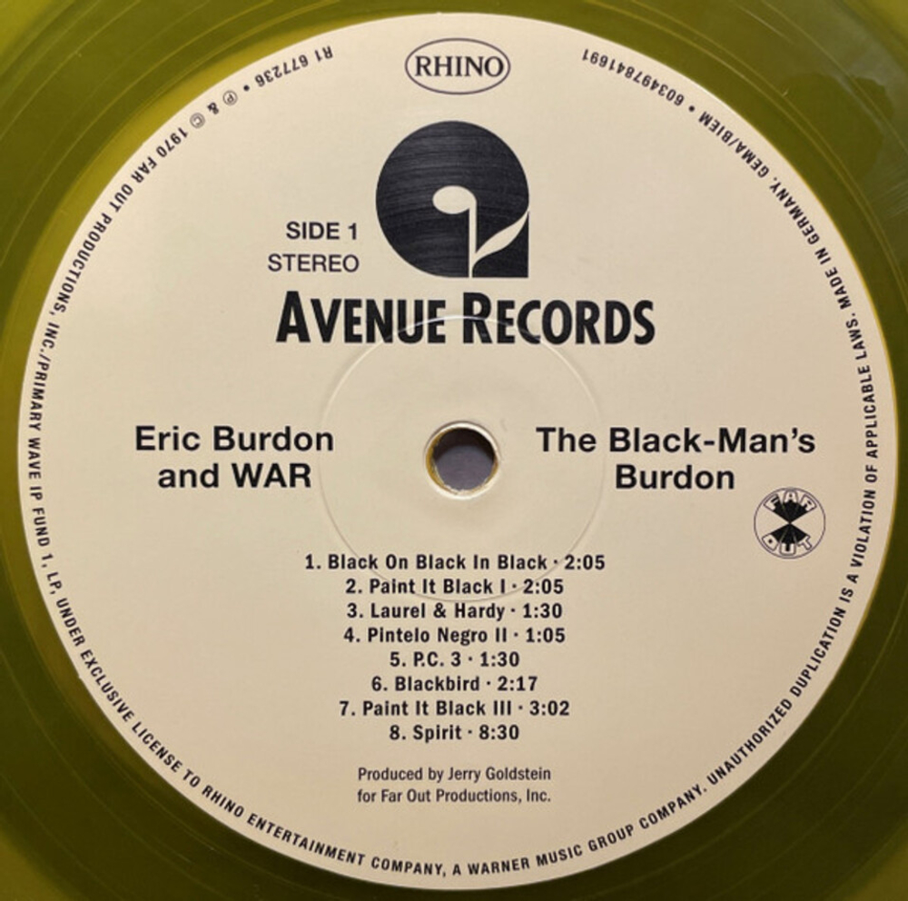 Eric Burdon & War / The Complete Vinyl Collection (Coloured Vinyl)(Limited Edition)(4LP)