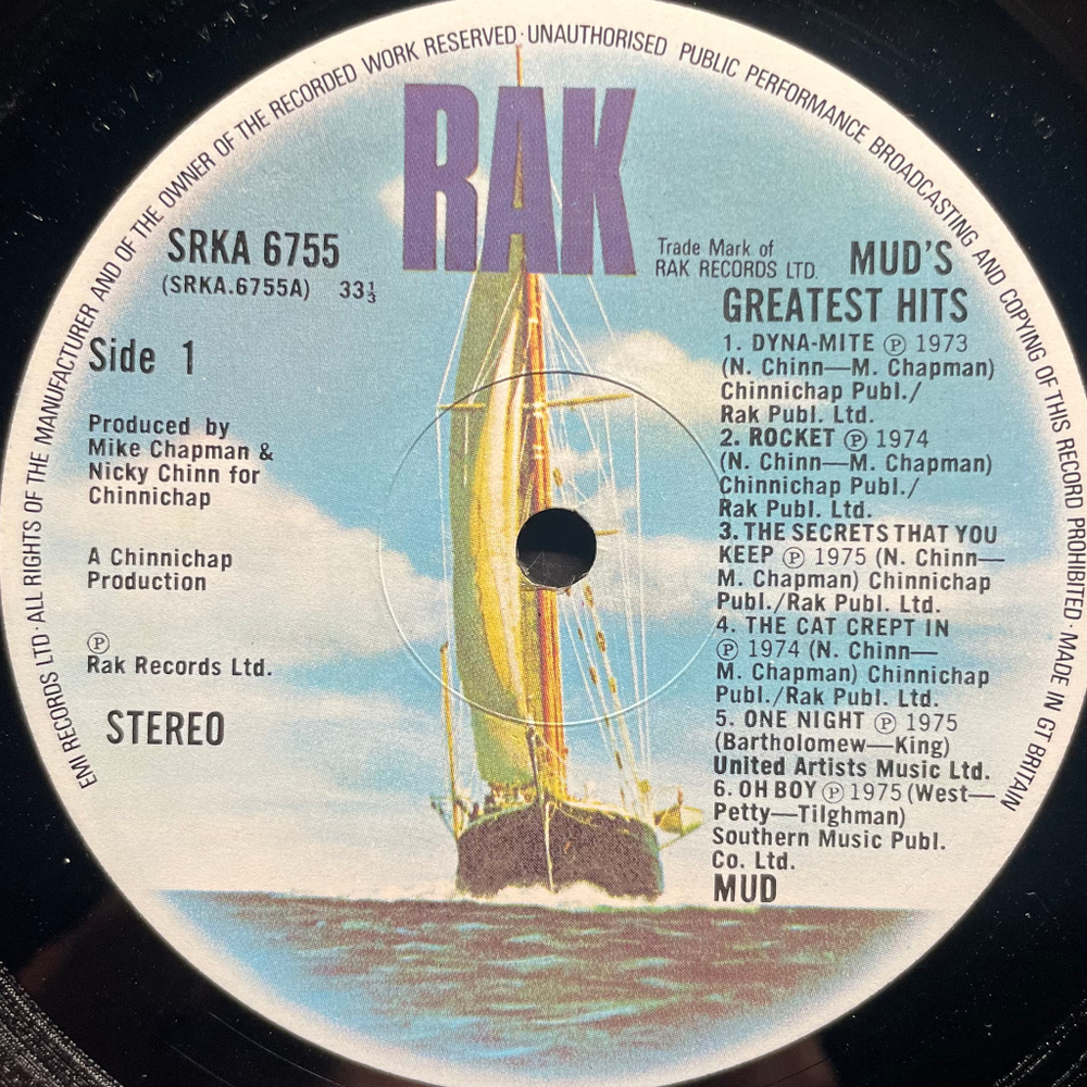 Mud – Mud's Greatest Hits (Англия 1975г.)