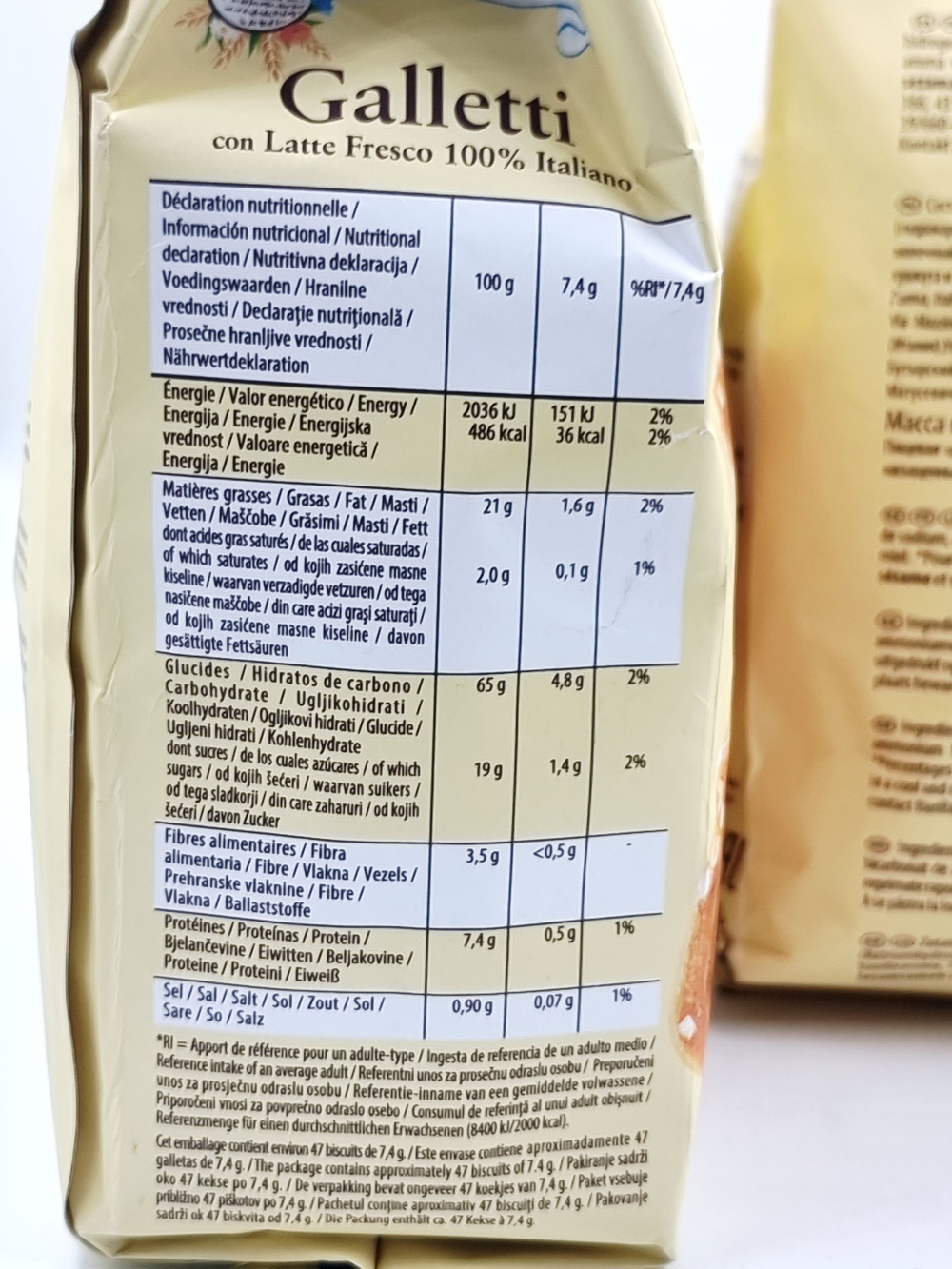 Набор печенья сахарного Mulino Bianco Tarallucci и Galletti, (350х2) 700г (Италия)