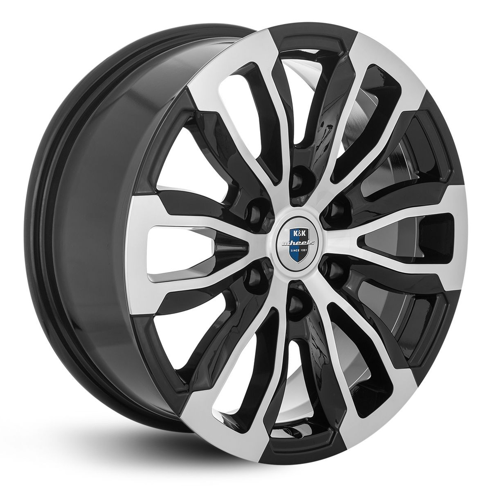 Диск Литой КиК Меконг (КС959) 7.5 x R18 6x139.7 D67.1 ET38 Алмаз черный